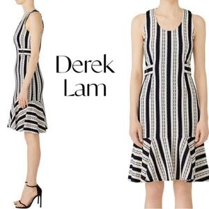 DEREK LAM Sleeveless Flounce Dress